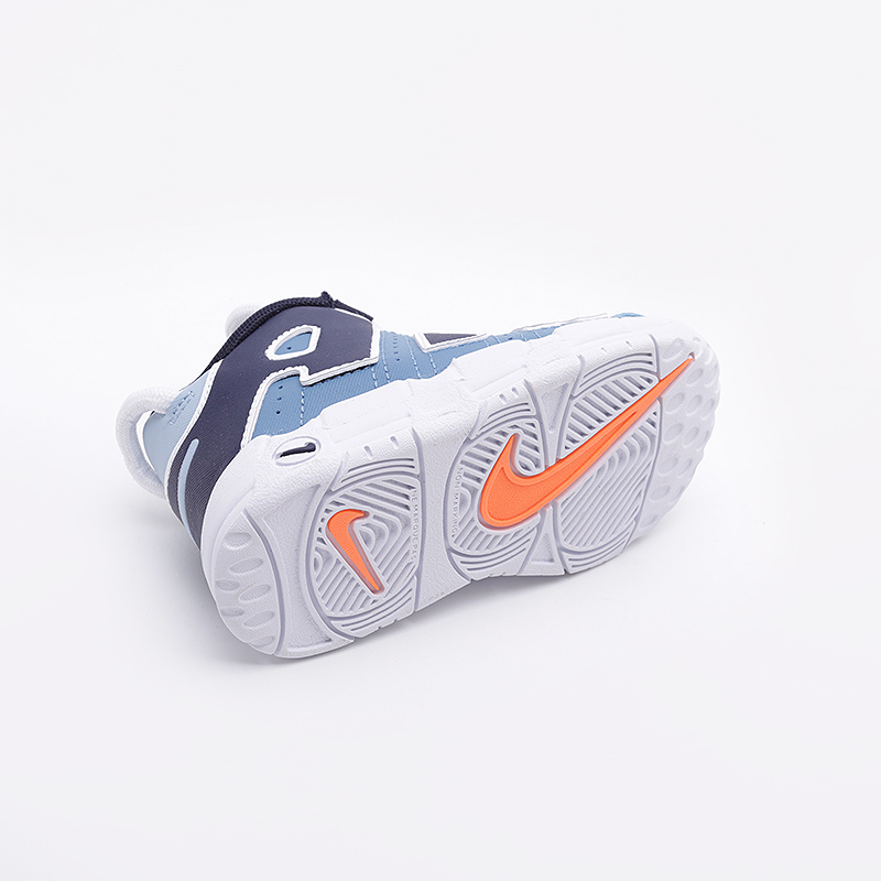 детские синие кроссовки Nike Air More Uptempo TD CK0825-404 - цена, описание, фото 5